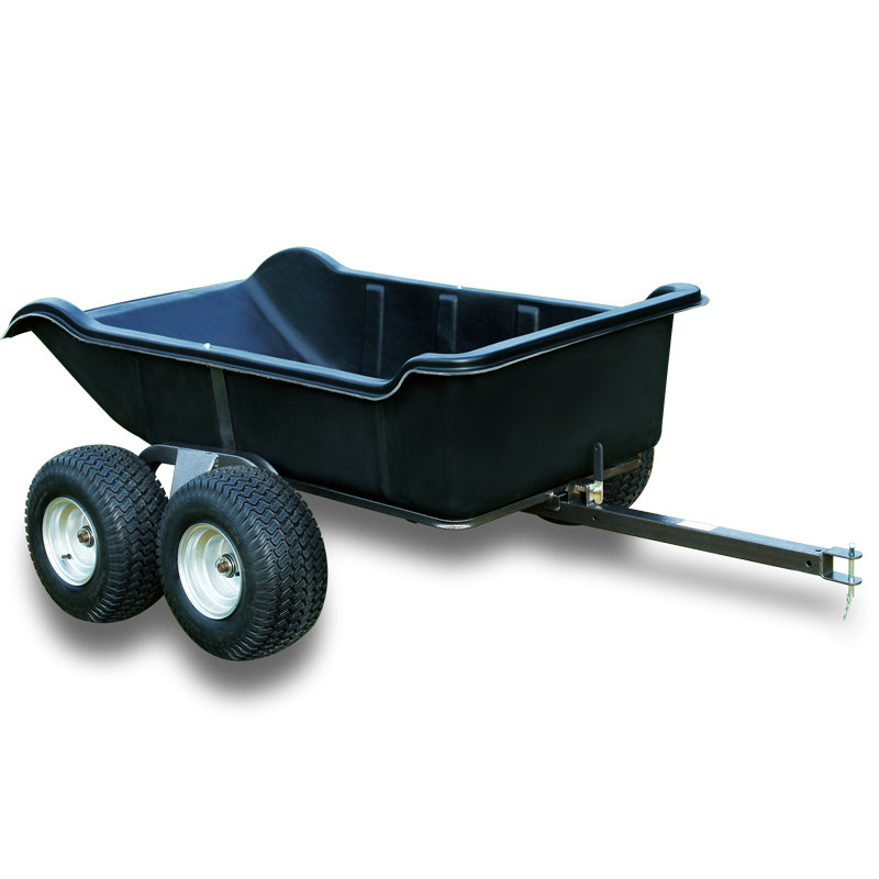1500lb Poly Dump Cart Fire Wheels SP 22149