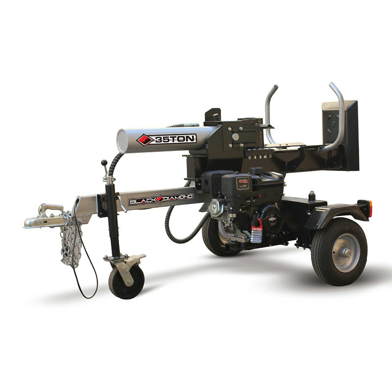 Black Diamond 35 tons benzin Log Splitter-halvstråle LSE 35